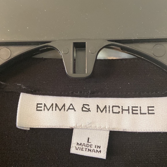 Emma & Michele Women’s Jumpsuit size L color black good condition - Picture 3 of 12